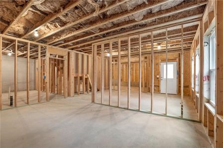 New construction Single-Family house 385 Riverwood Pass, Dallas, GA 30157 The Ash B- Unfinished Basement- photo 21 21