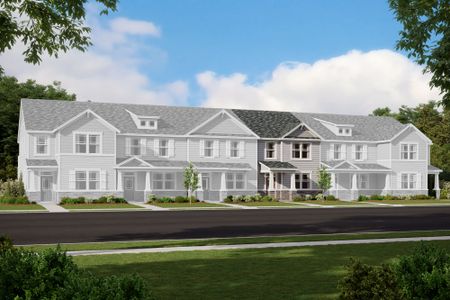 New construction Townhouse house 5217 Wyes Oak Ln, Charlotte, NC 28269 plan Murphy - image