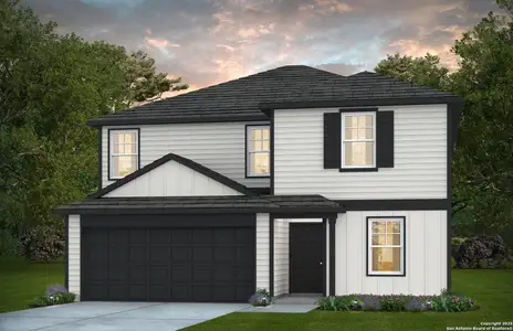 New construction Single-Family house 1344 Vallarta Centro, Converse, TX 78109 plan Sandalwood - image