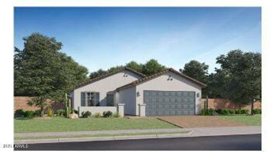New construction Single-Family house 23398 W Sonrisas St, Buckeye, AZ 85326 Bisbee Plan 3565- photo 0
