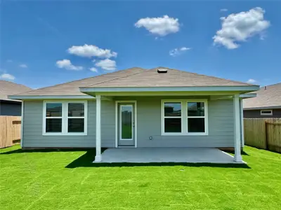 New construction Single-Family house 224 Red Tail Hawk Ln, Cedar Creek, TX 78612 plan The Burnett (825) - image