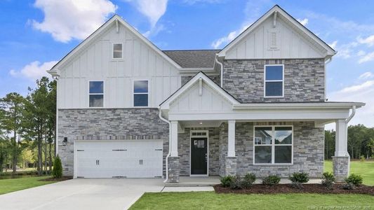 New construction Single-Family house 1017 Martin Farms Blvd, Aberdeen, NC 28315 plan Hartwell - image
