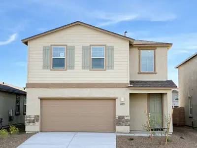 New construction Single-Family house 10277 W Sumullen St, Marana, AZ 85653 plan Columbus - image