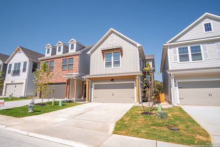 New construction Single-Family house 8923 Summerwood Bend, San Antonio, TX 78254 Palmer- photo 0