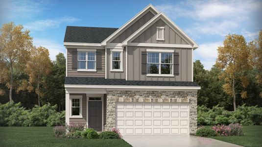 New construction Single-Family house 3015 Bay Foal Ln, Durham, NC 27703 plan Davidson - image
