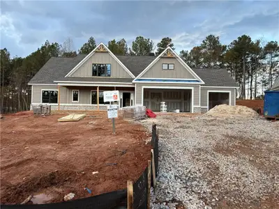 New construction Single-Family house 1409 Willowbend Pl, Monroe, GA 30655 plan (GA) Riley A.2 3 Front Entry (with bonus) - image