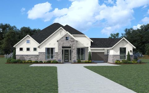 New construction Single-Family house 4405 Buckle Bnd, Marion, TX 78124 plan Gregory - image
