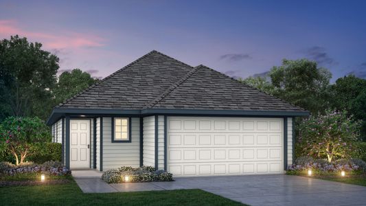 New construction Single-Family house 14119 Balcones Fault Ct, Willis, TX 77318 plan The Wildflower - image