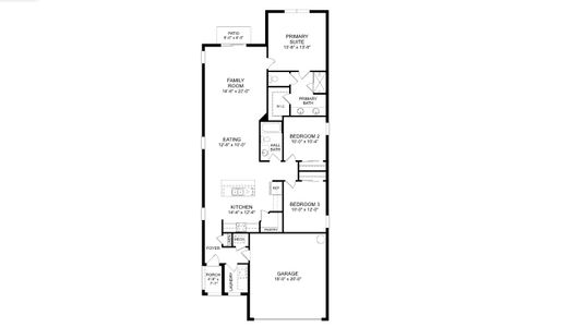 New construction Single-Family house 826 Castleford Ave Ne, Palm Bay, FL 32905 plan The Lewiston - image