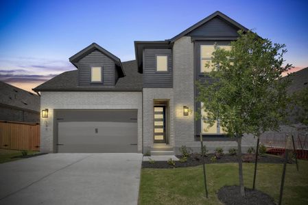 New construction Single-Family house 596 Biscayne Bay Bnd, Kyle, TX 78640 Rodin Plan- photo 0