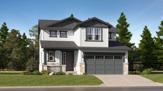 New construction Single-Family house 7727 S Cherokee Trl, Centennial, CO 80016 plan Evans - image