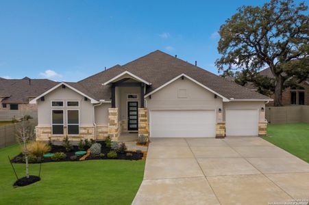 New construction Single-Family house 445 Chinkapin Trail, New Braunfels, TX 78132 Caporina- photo 0