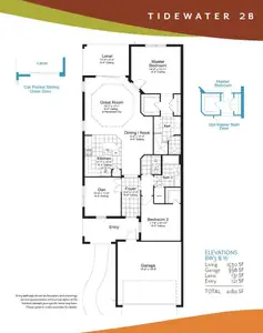 New construction Multi-Family house 10025 Hammock Brook Dr, Parrish, FL 34219 plan Tidewater 2B - image 5