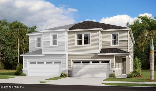 New construction Townhouse house 6047 Immortal Court, Jacksonville, FL 32205 Sandalwood- photo 0