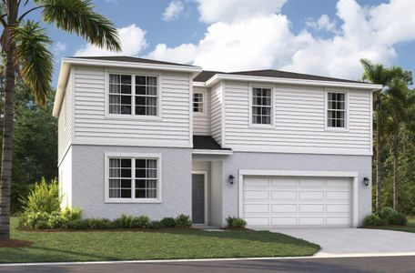 New construction Single-Family house 3856 Rising Trl, Davenport, FL 33837 plan The Linden - image