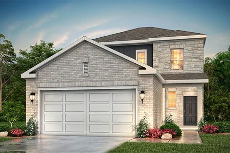 New construction Single-Family house 12535 Llano Estacado Drive, Cypress, TX 77433 WHITNEY- photo 0