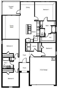 D.R. Horton's Huntsville floorplan - All Home and community information, including pricing, included features, terms, availability and amenities, are subject to change at any time without notice or obligation. All Drawings, pictures, photographs, video, square footages, floor plans, elevations, features, colors and sizes are approximate for illustration purposes only and will vary from the homes as built.