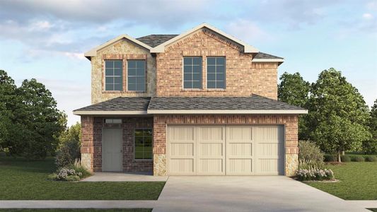 New construction Single-Family house 9912 Deposit Dr, Aubrey, TX 76227 plan H30F Finn - image
