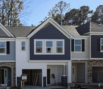 New construction Townhouse house 6322 Lady Eliza Ln, Raleigh, NC 27610 Litchfield- photo 0