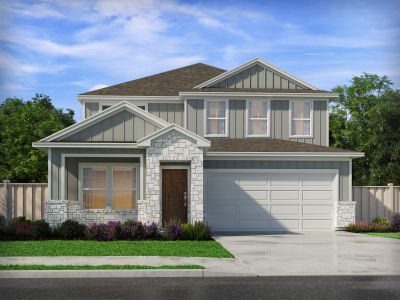 New construction Single-Family house 520 Fantail Dr, Georgetown, TX 78626 plan The Reynolds (890V) - image