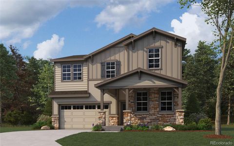 New construction Single-Family house 13788 Daffodil Wy, Parker, CO 80134 plan Denali - image