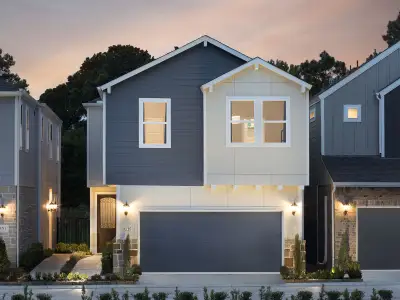 New construction Townhouse house 3217 Millwork St, Houston, TX 77080 plan The Harper (S101) - image
