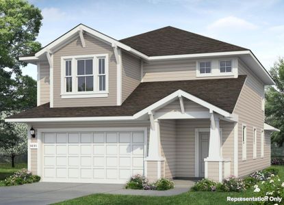 New construction Single-Family house 362 Golden Paint Trl, Liberty Hill, TX 78642 plan Cascade 1950 - image