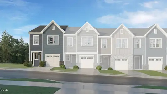 New construction Townhouse house 63 Broward Ln, Lillington, NC 27546 plan Cameron - image