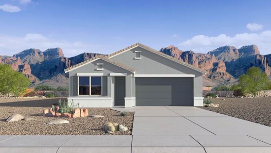New construction Single-Family house 22195 N Dusk Ln, Maricopa, AZ 85139 plan Puffin - image