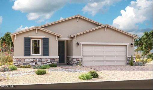 New construction Single-Family house 2767 N 195th Drive, Buckeye, AZ 85396 Slate- photo 0