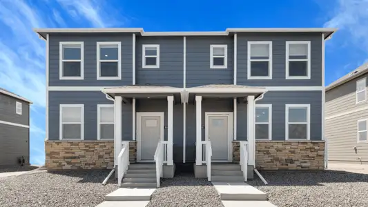 New construction Single-Family house 2402 Merlot St, Fort Lupton, CO 80621 plan Palmer - image