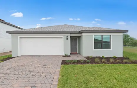 New construction Single-Family house 612 Oasis Lake Pl, Lehigh Acres, FL 33936 plan Chapman - image