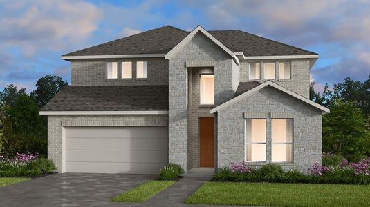 New construction Single-Family house 1724 Longliner Lp, Wesley Chapel, FL 33543 Barbados- photo 0
