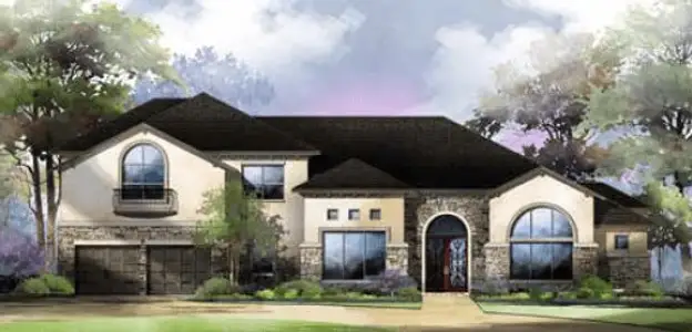 New construction Single-Family house 995 Belle Oaks Blvd, Bulverde, TX 78163 plan Mitchell - image