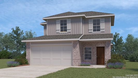 New construction Single-Family house 152 Sabine Gull, San Antonio, TX 78253 Florence- photo 0