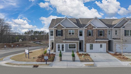 New construction Single-Family house 2535 Poppy Ct, Buford, GA 30519 plan SUDBURY 24' TOWNHOME - image