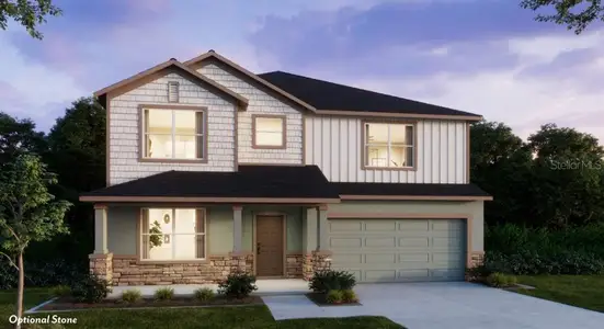 New construction Single-Family house 3262 Viceroy Ct, Poinciana, FL 34759 plan The Carlisle - image