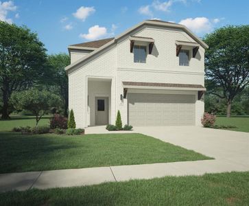 New construction Single-Family house 1228 Little Bridge Dr, Lavon, TX 75166 plan Oak II - image