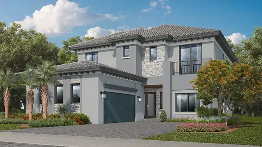 New construction Single-Family house 9585 Magnus Ter, Parkland, FL 33076 plan Highgrove - image