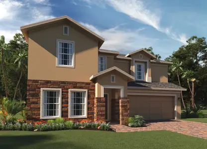 New construction Single-Family house 1107 Happy Forest Lp, Deland, FL 32720 plan Newcastle - image