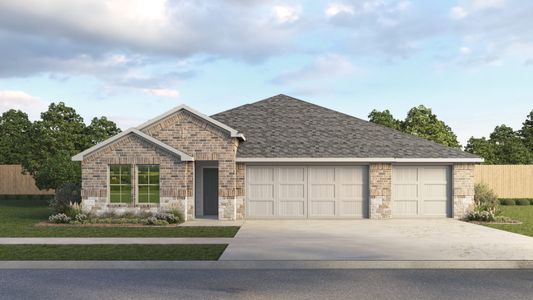 New construction Single-Family house 228 Rivers Edge Dr, Georgetown, TX 78628 plan The Courtland - image