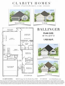 New construction Single-Family house 2409 Skara Brae Dr, Denton, TX 76205 plan Ballinger - image