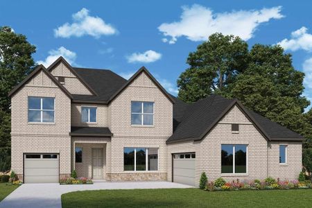 New construction Single-Family house 2325 Northshore Trl, Lakewood Village, TX 75068 plan The Parksville - image