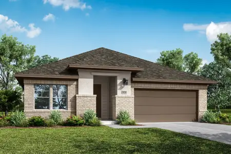 New construction Single-Family house 10925 Amistad Ln, Manor, TX 78653 plan Clebourne - image