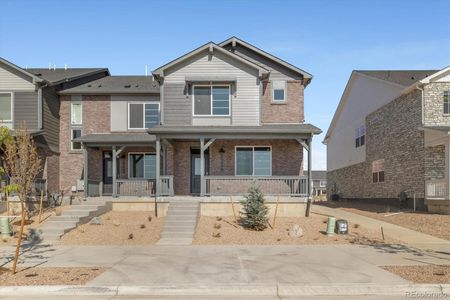 New construction Townhouse house 20969 E 65Th Avenue, Aurora, CO 80019 Woodland- photo 0