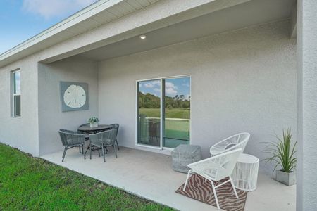 Covered Lanai of The Webber at Country Club Estates