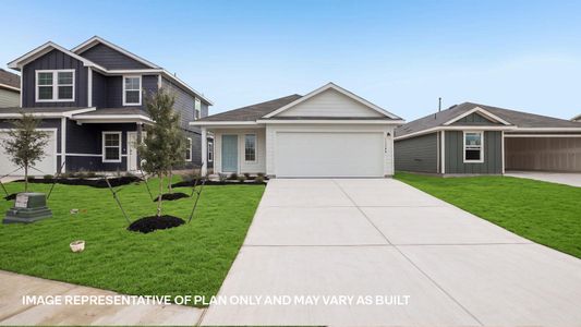 New construction Single-Family house 12011 Pike Bnd, Mustang Ridge, TX 78610 plan The Caroline - image