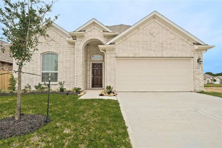 New construction Single-Family house 8431 Bay Orchard Drive, Baytown, TX 77521 The Canterbury- photo 0