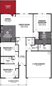 Beazer Homes Whitewing Allegheny plan