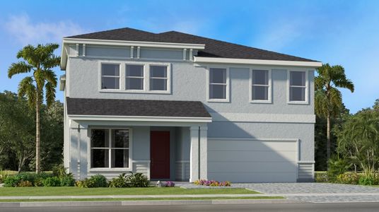 New construction Single-Family house 2295 Majorelle Dr Nw, Palm Bay, FL 32907 plan Carlisle - image